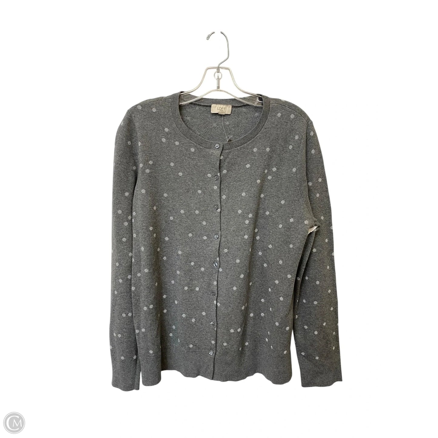 Cardigan By Loft In Grey, Size: Xl