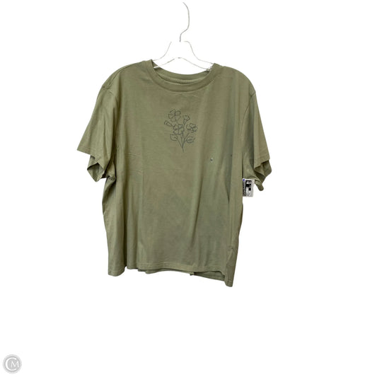 Top Short Sleeve By American Eagle In Green, Size: Xl