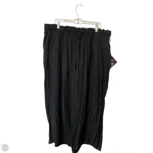 Skirt Maxi By Ava & Viv In Black, Size: 2x