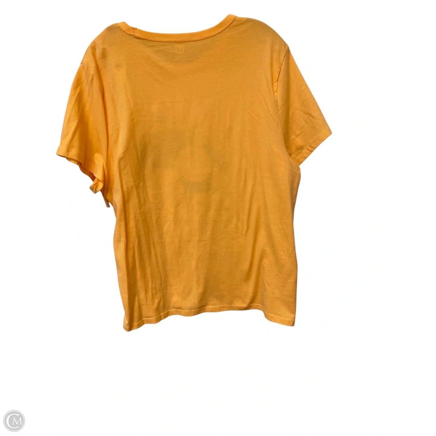 Top Short Sleeve By Gap In Orange, Size: Xl