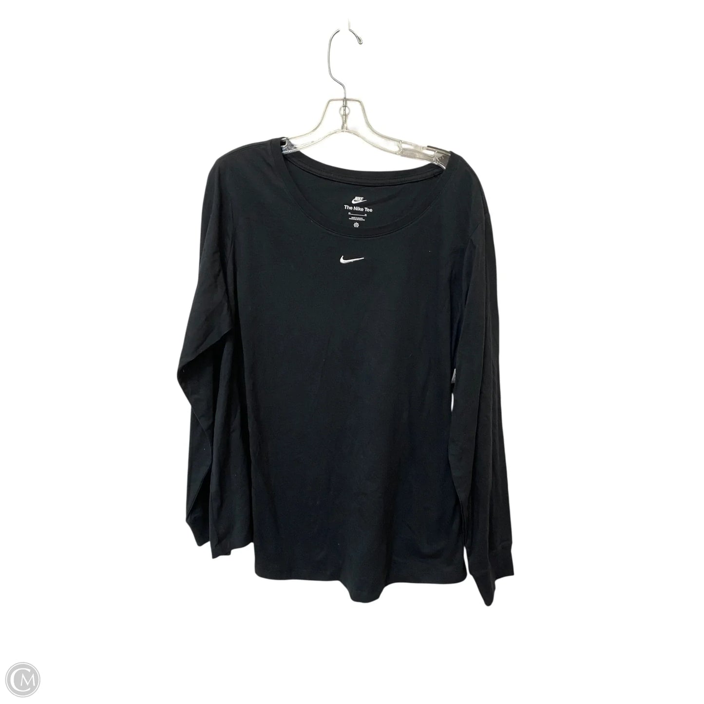 Top Long Sleeve By Nike Apparel In Black, Size: 2x