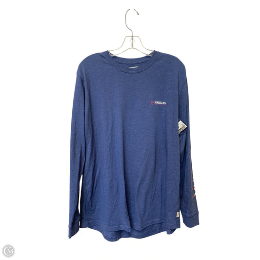 Top Long Sleeve By Magellan In Blue, Size: Xl