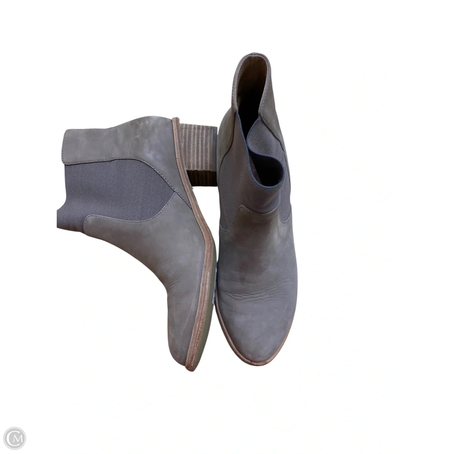 Boots Ankle Flats By Clothes Mentor In Taupe, Size: 8.5