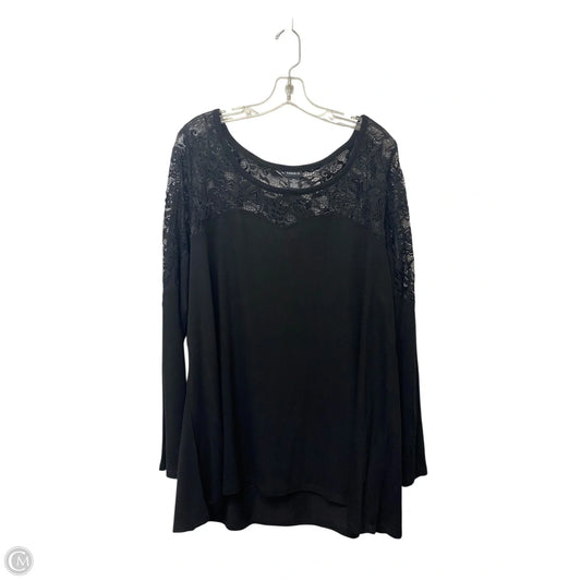 Top Long Sleeve By Torrid In Black, Size: 2