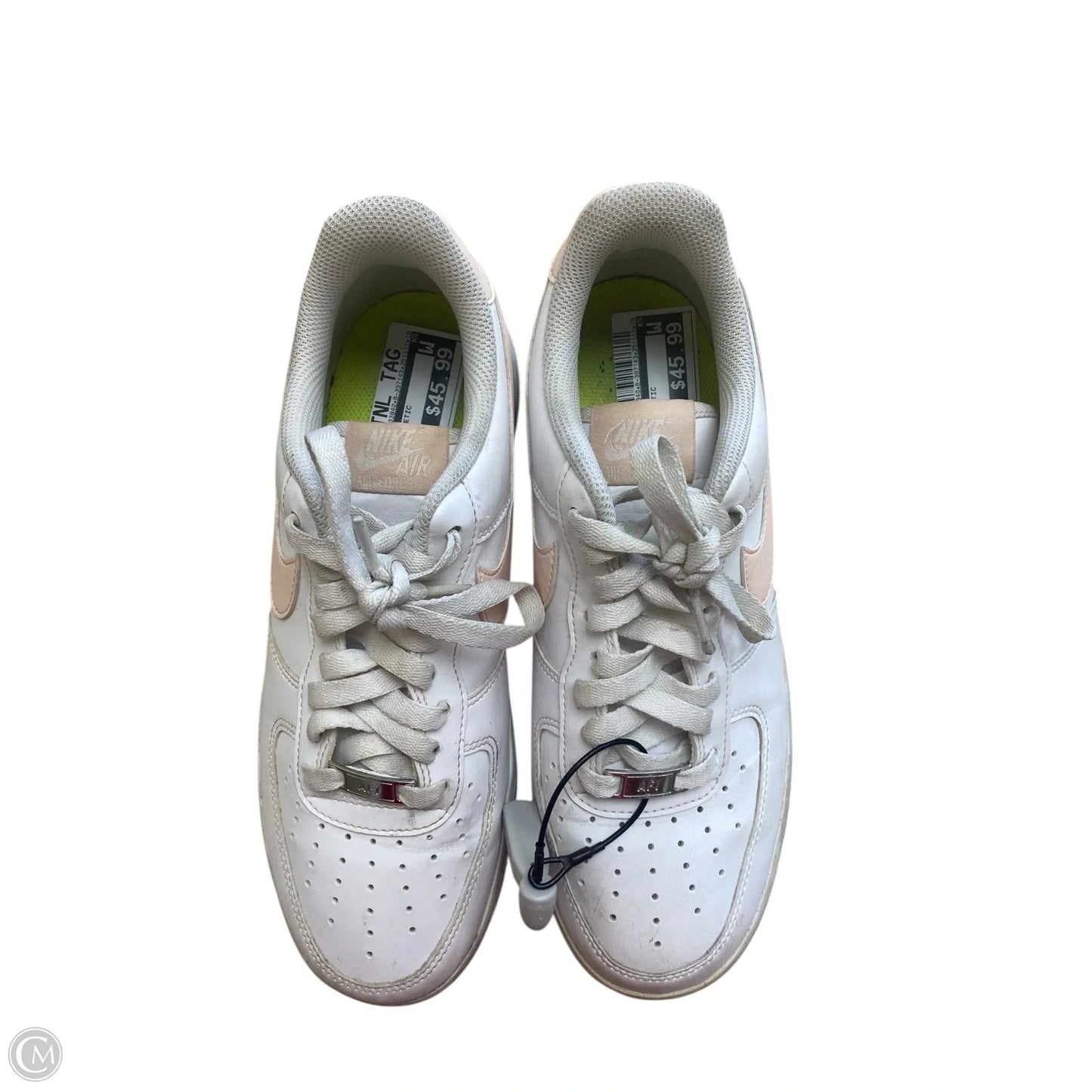 Shoes Athletic By Nike In White, Size: 9