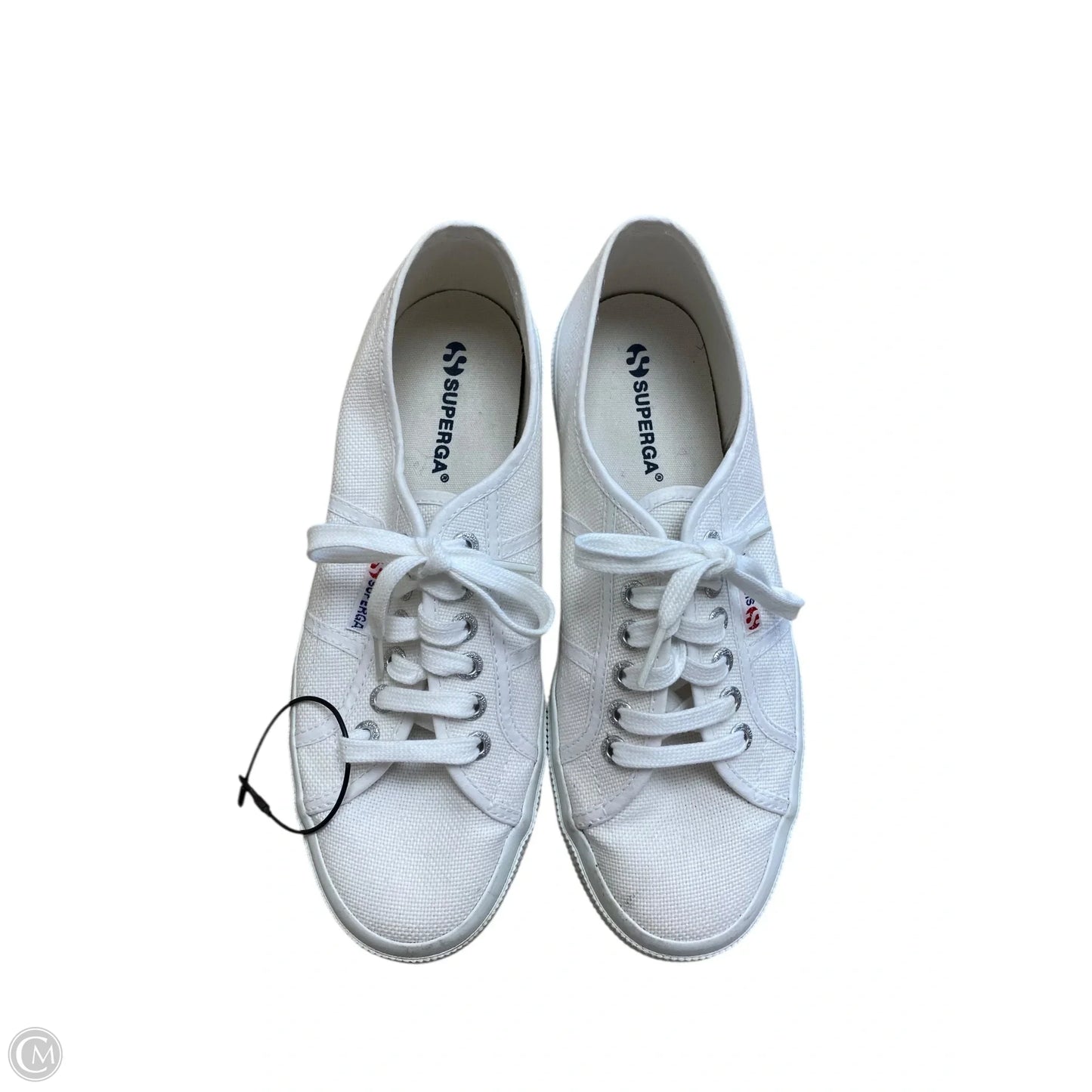 Shoes Flats By Superga In White, Size: 9