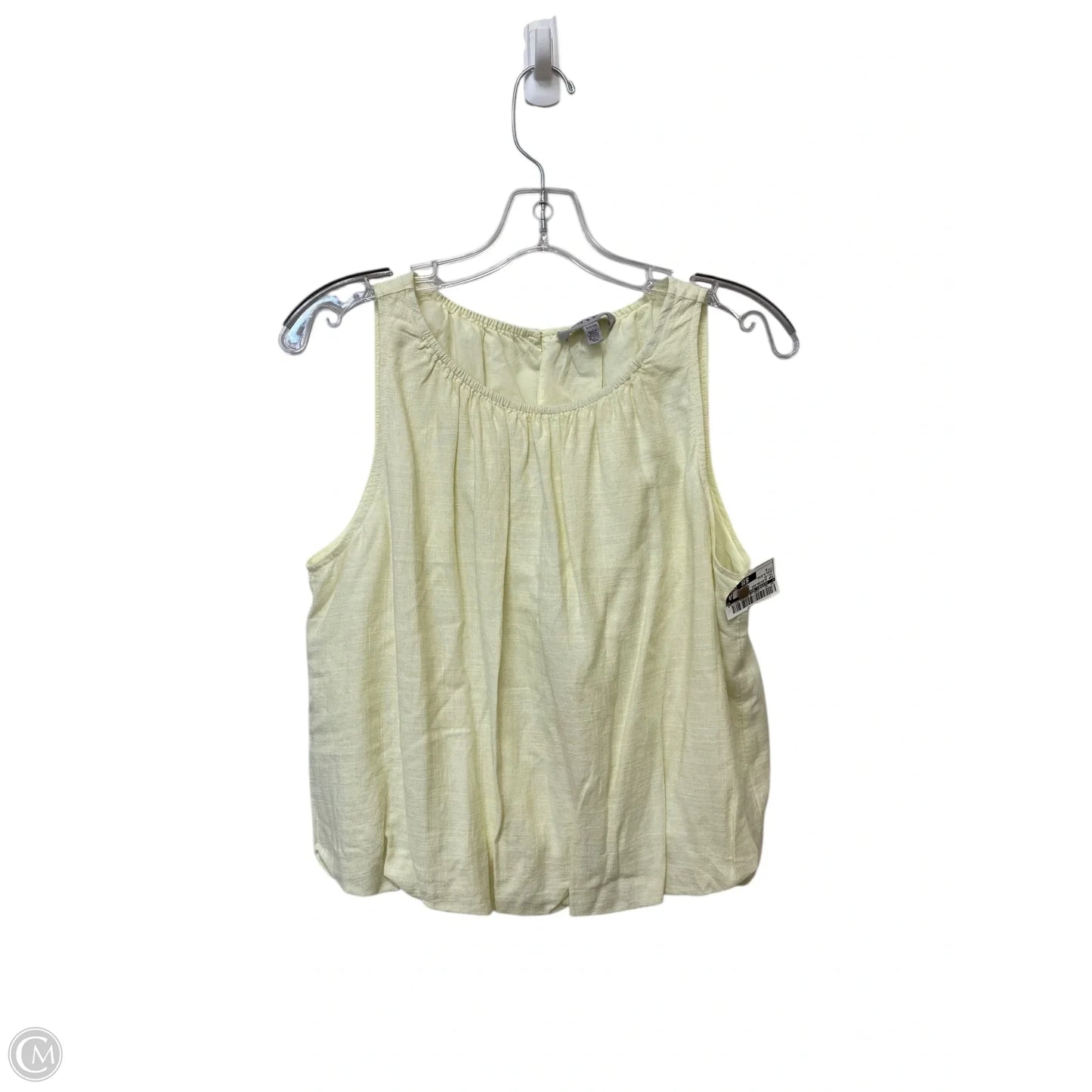 Top Sleeveless By Clothes Mentor In Yellow, Size: S