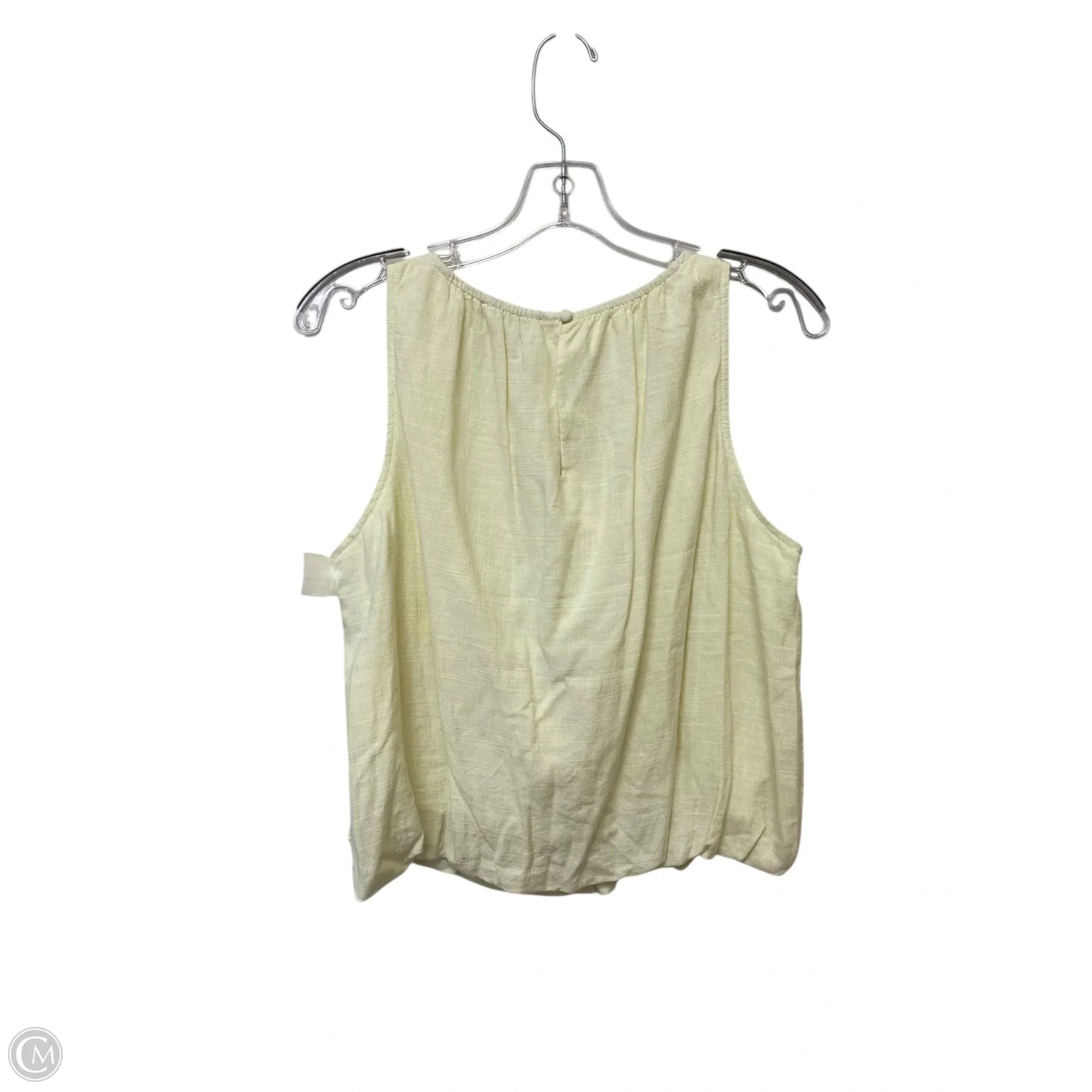 Top Sleeveless By Clothes Mentor In Yellow, Size: S
