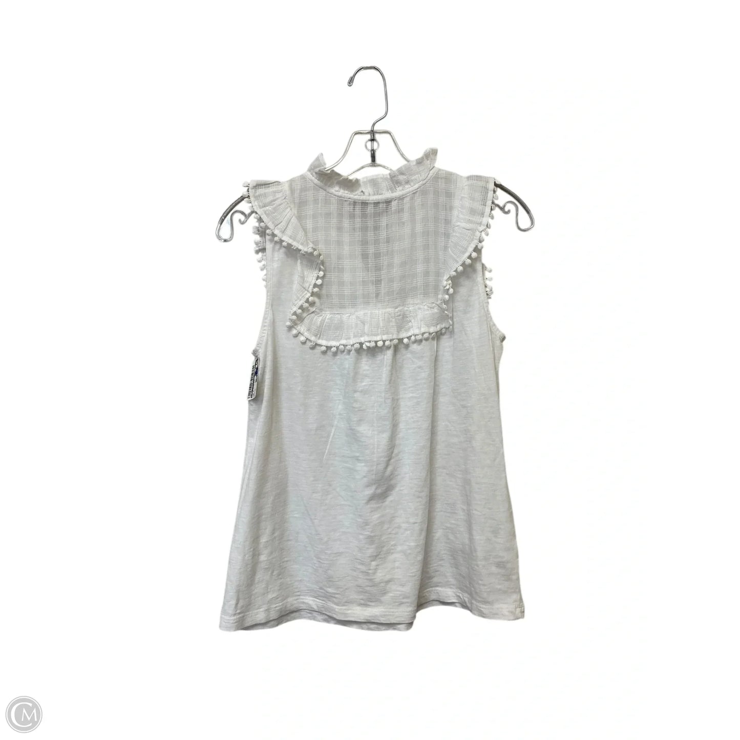 Top Sleeveless By Loft In White, Size: Xs
