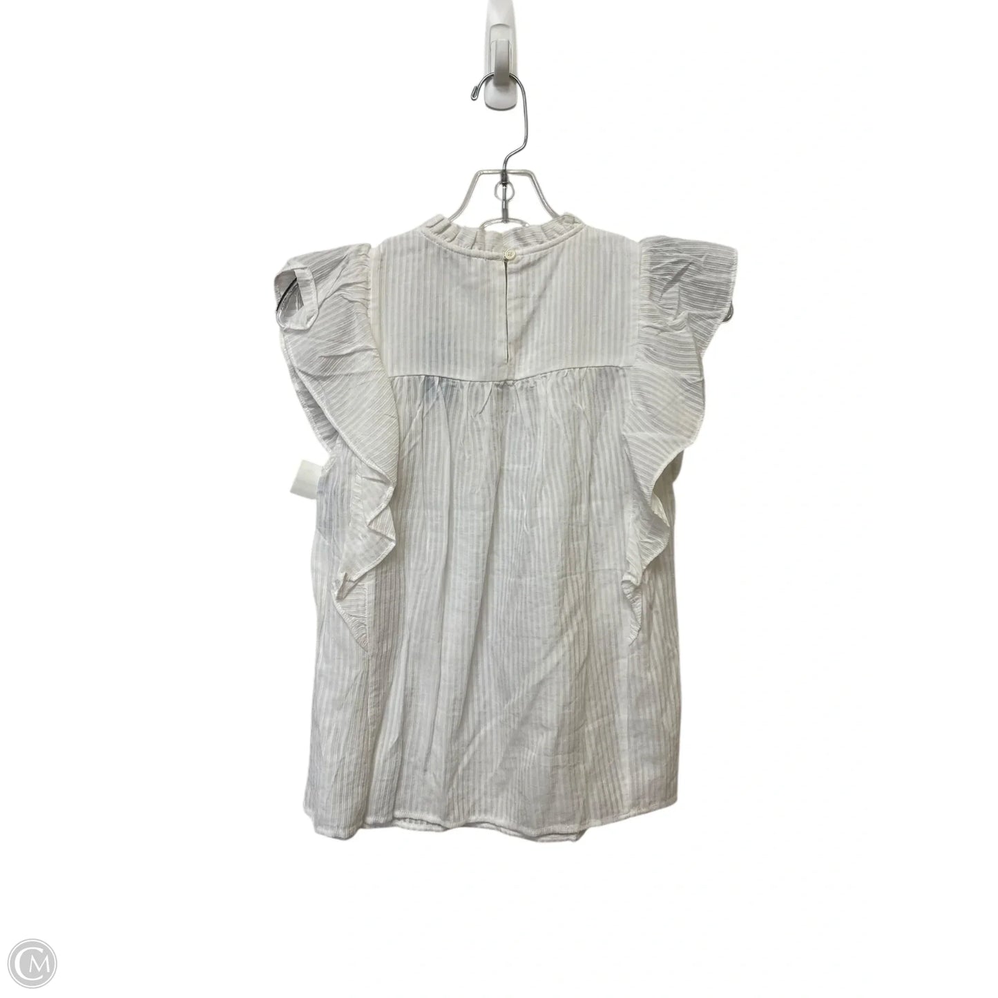 Top Sleeveless By Loft In White, Size: Xsp