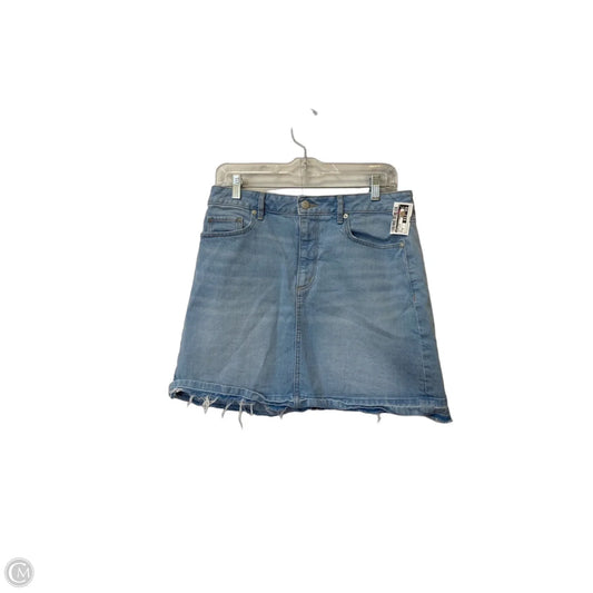 Skirt Mini & Short By Loft In Blue Denim, Size: 6