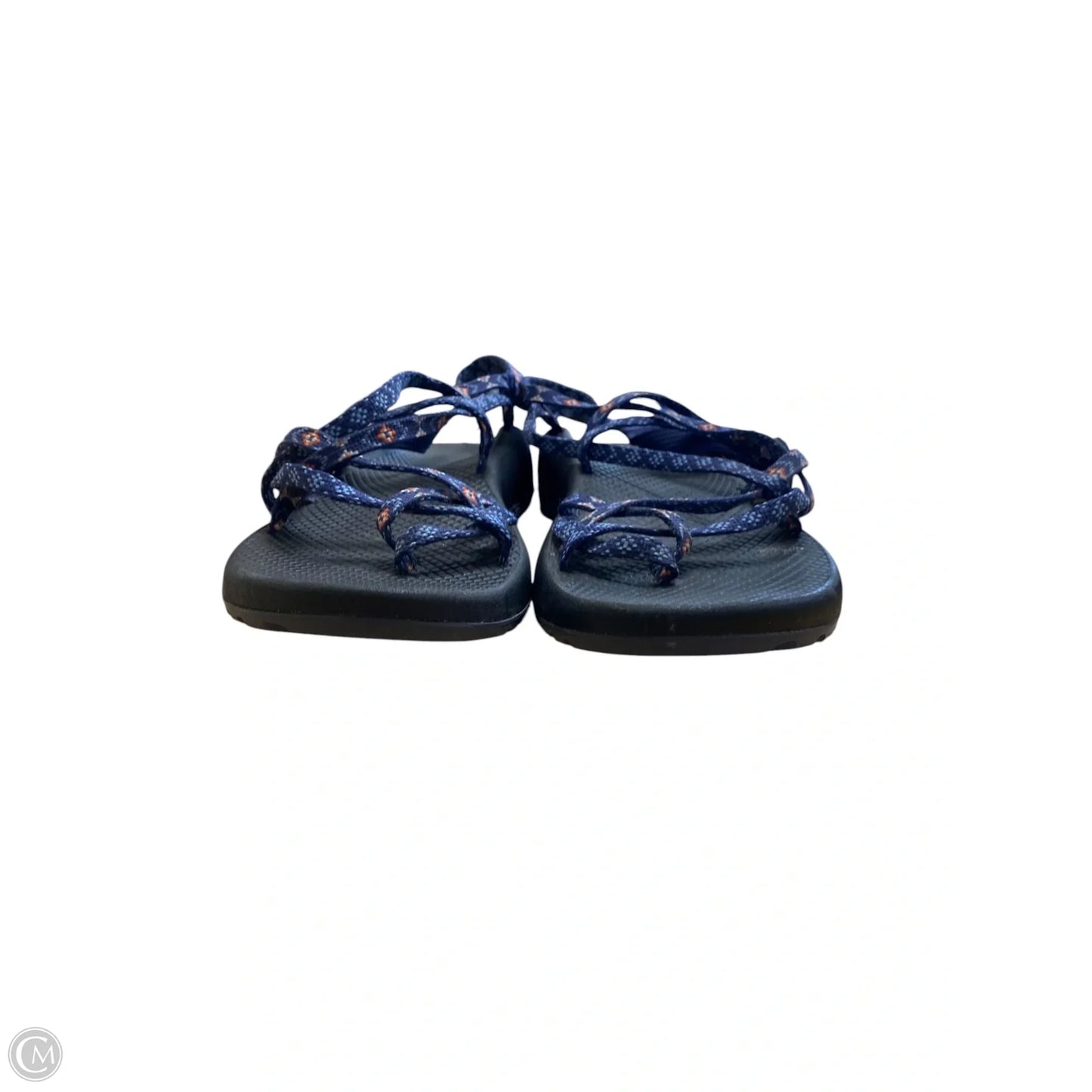 Sandals Flats By Chacos In Black & Blue, Size: 10