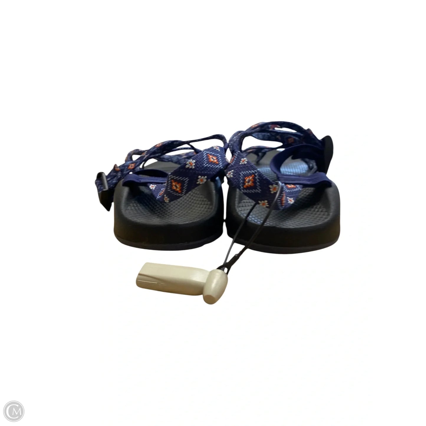 Sandals Flats By Chacos In Black & Blue, Size: 10