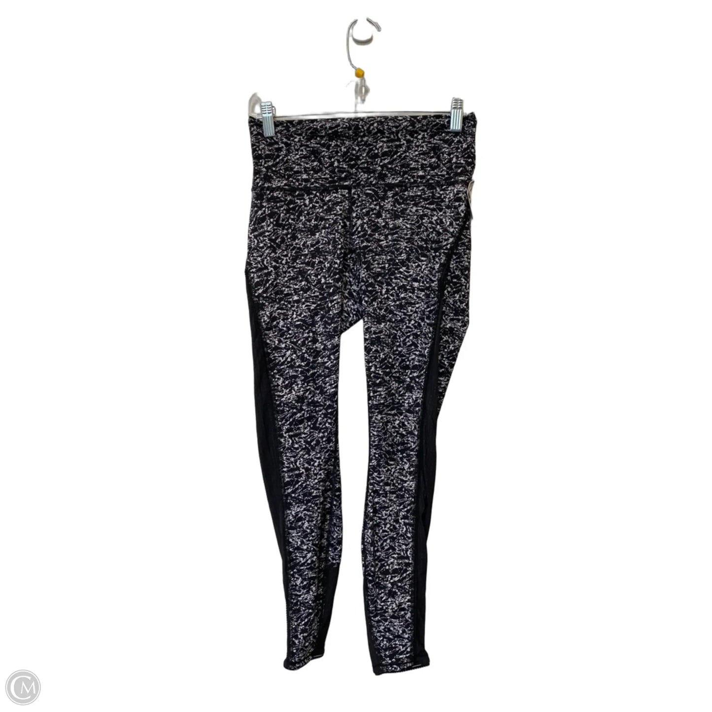 Athletic Leggings By Lululemon In Black & White, Size: 6