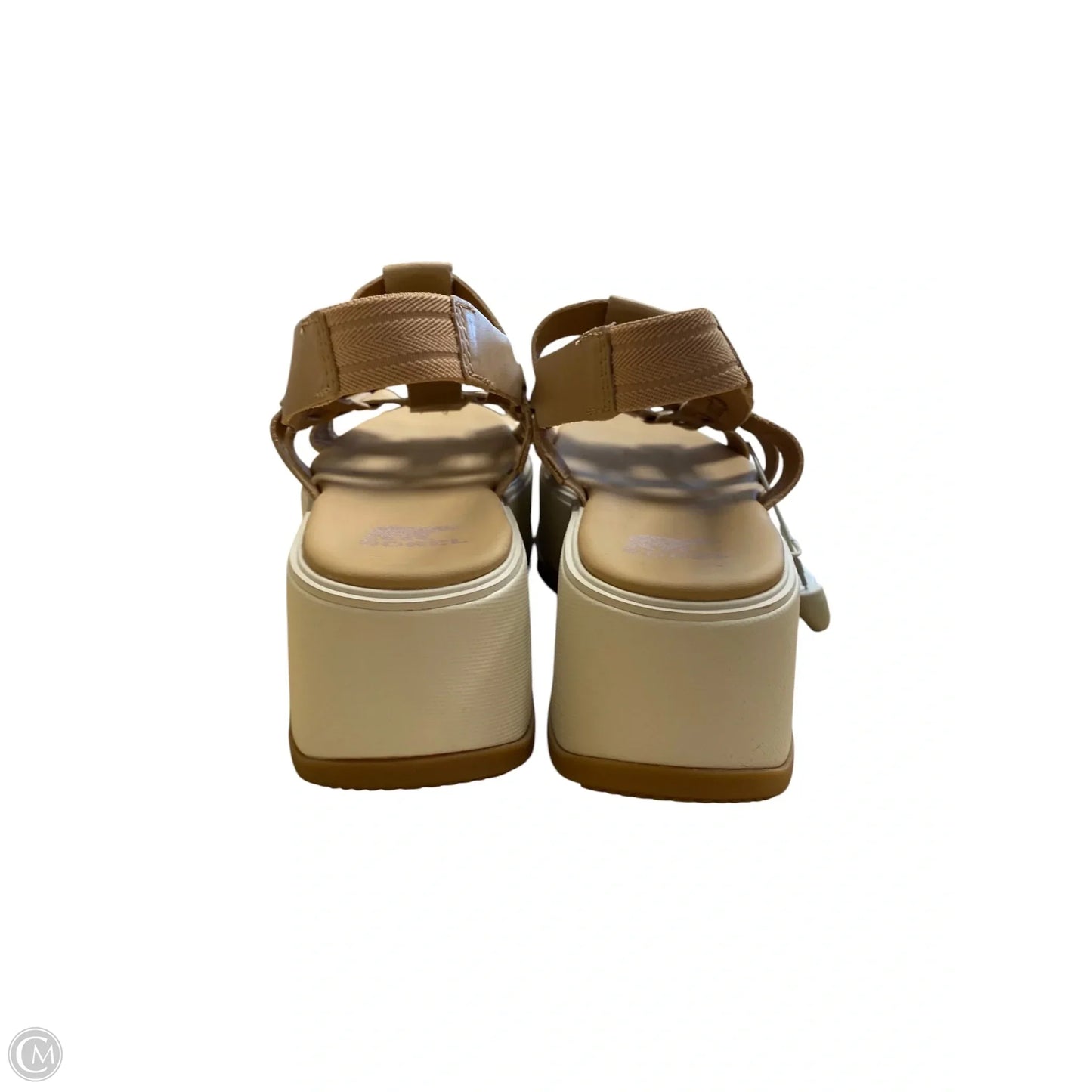 Sandals Heels Platform By Sorel In Tan, Size: 10