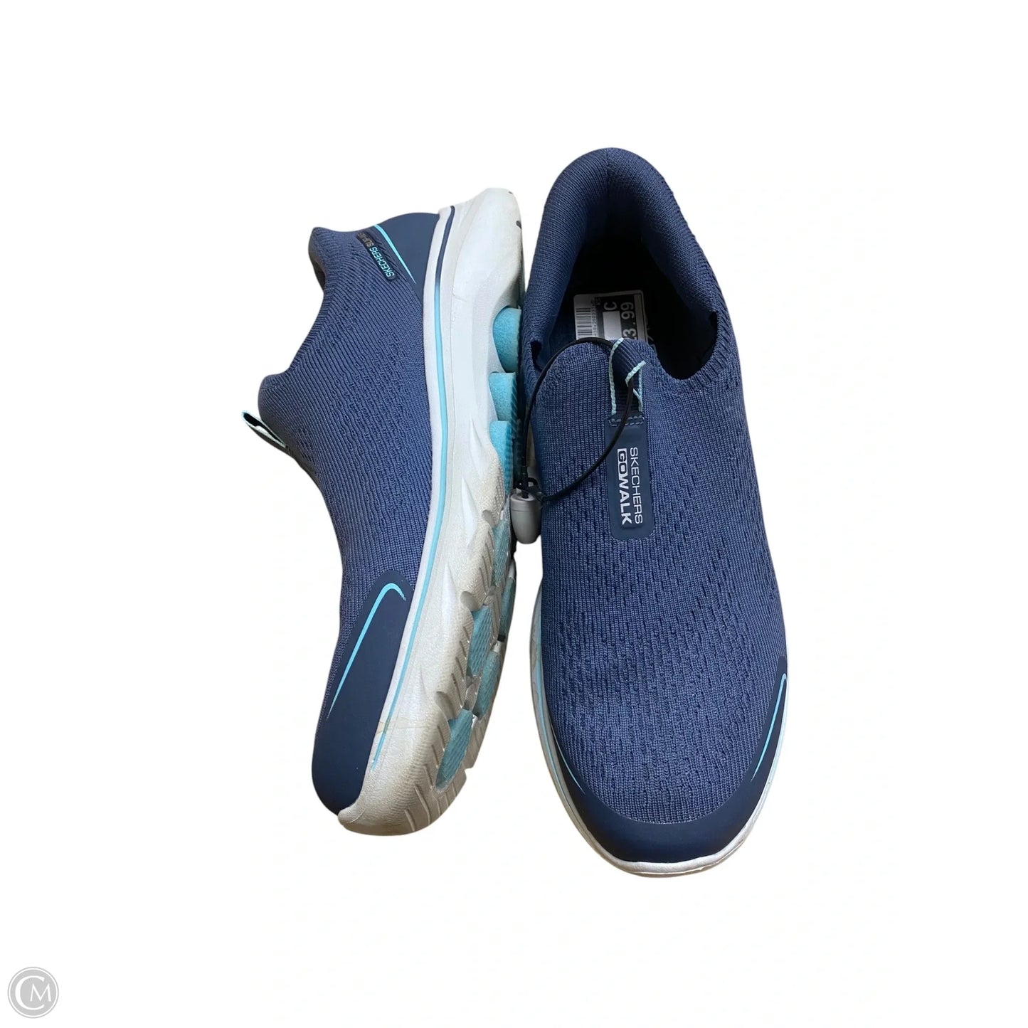Shoes Athletic By Skechers In Blue, Size: 8.5