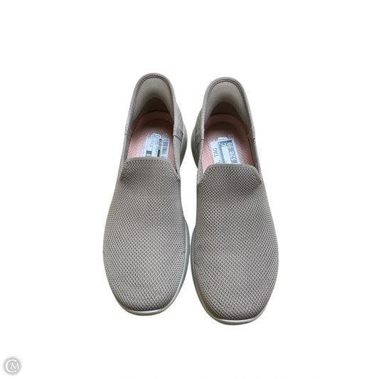 Shoes Athletic By Skechers In Taupe, Size: 7.5