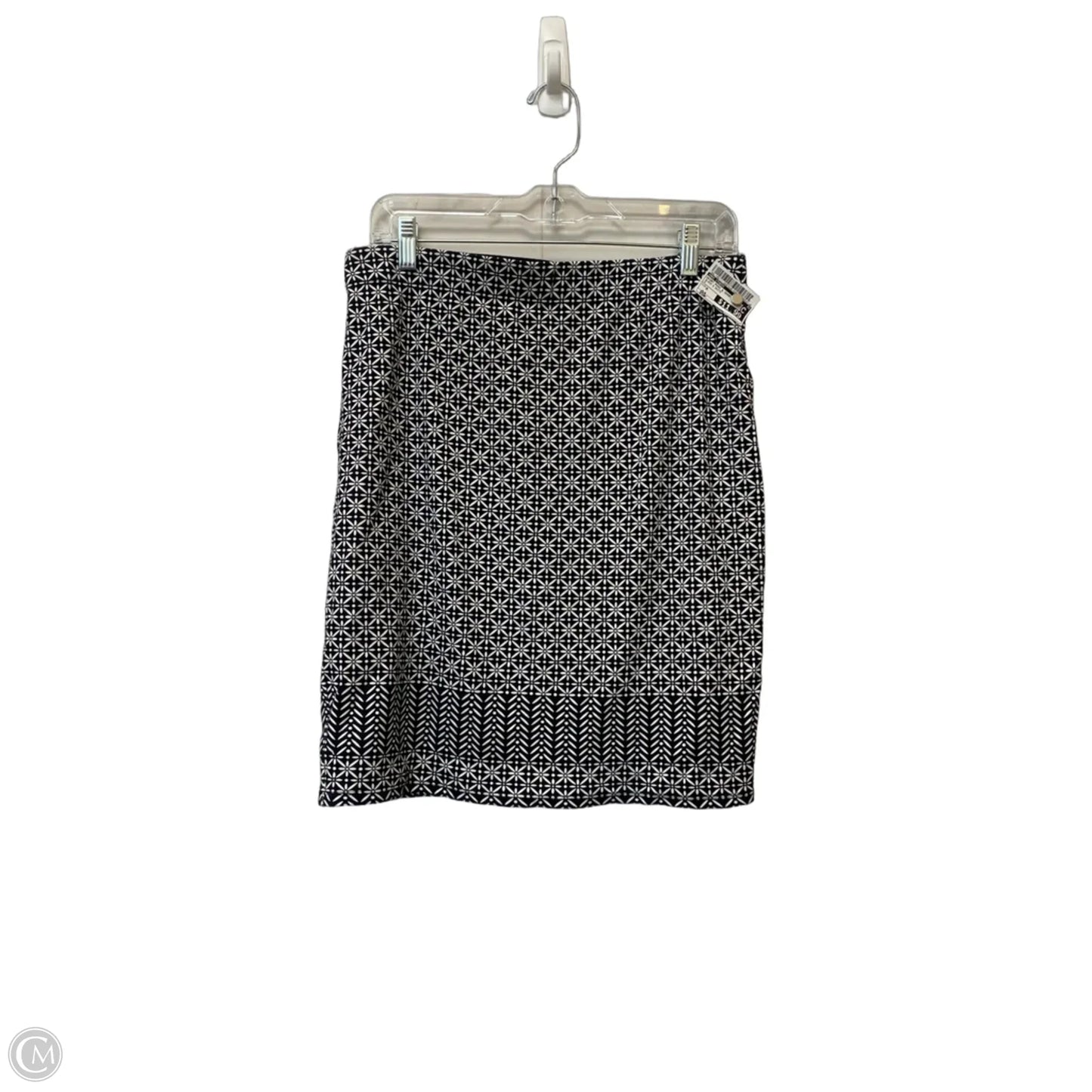 Skirt Mini & Short By Max Studio In Black & White, Size: M