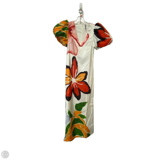 Dress Casual Maxi By Anthropologie In Multi-colored, Size: Xxs