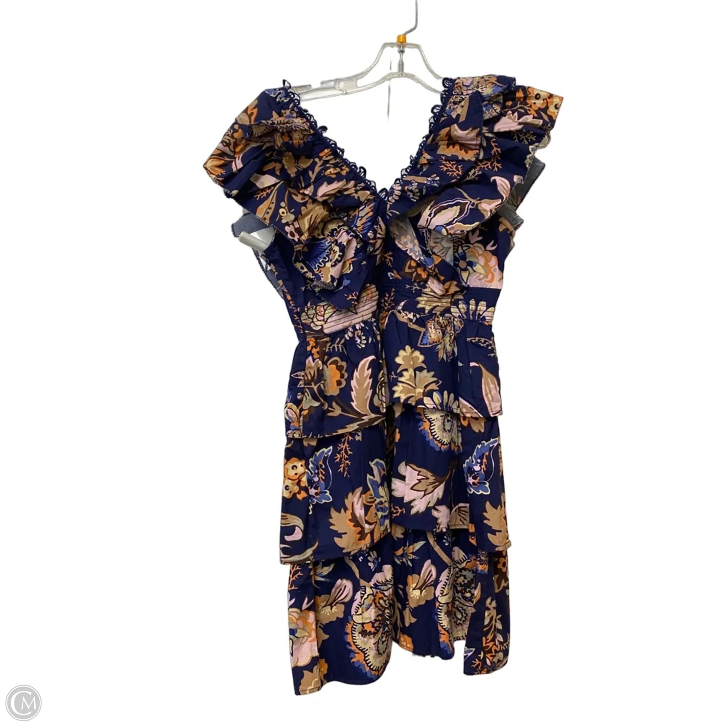 Dress Party Short By Anthropologie In Floral Print, Size: Xxs