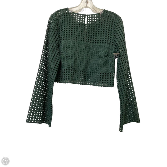 Top Long Sleeve By Walter Baker In Green, Size: M