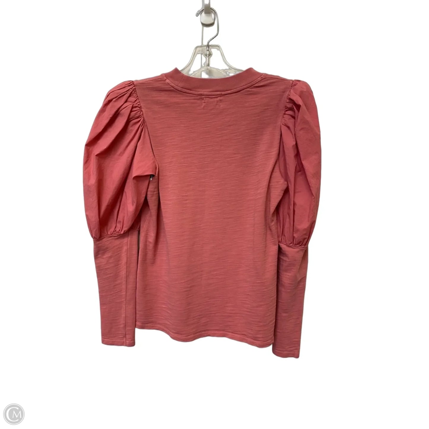 Top Long Sleeve By Nation In Pink, Size: S