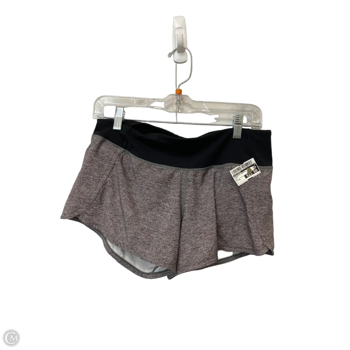 Athletic Shorts By Lululemon In Grey, Size: 6