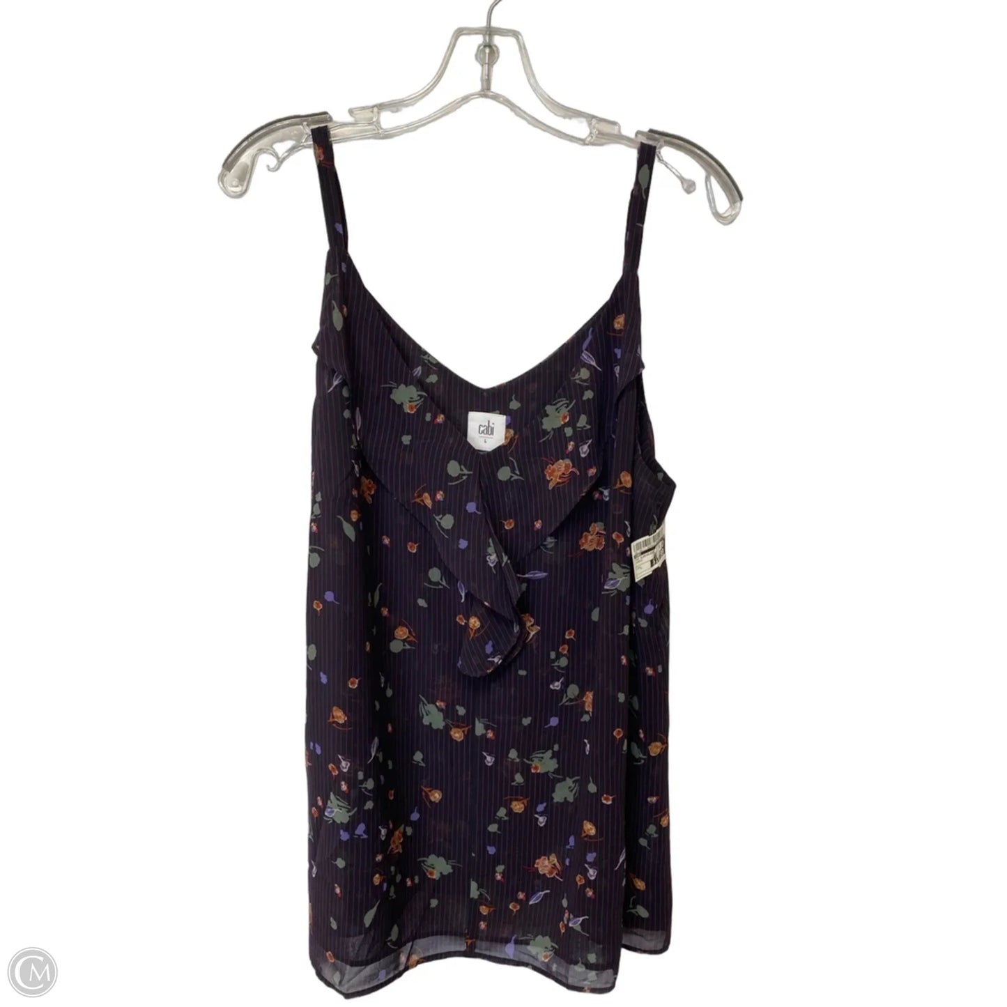 Top Sleeveless By Cabi In Purple, Size: L