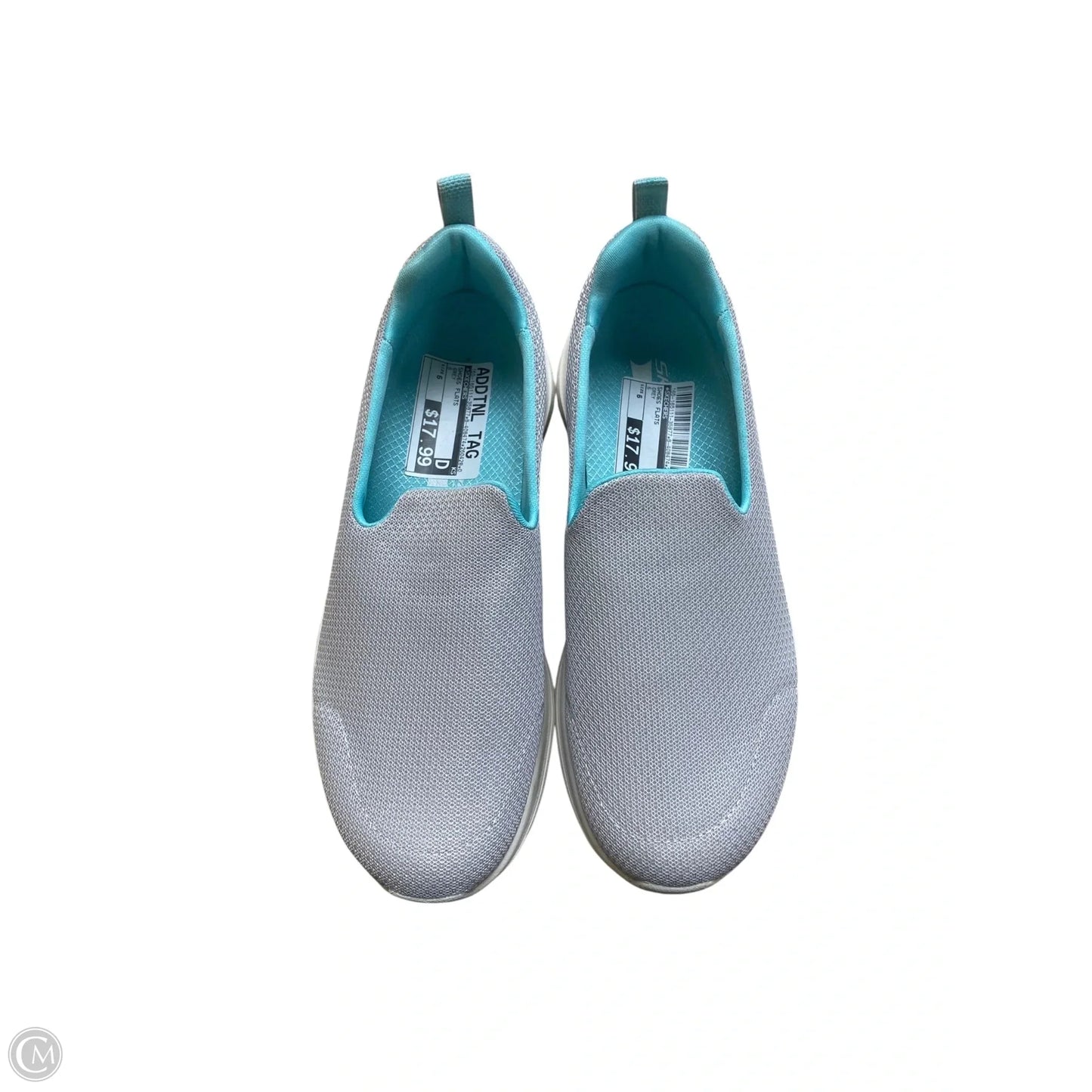 Shoes Flats By Skechers In Grey, Size: 6