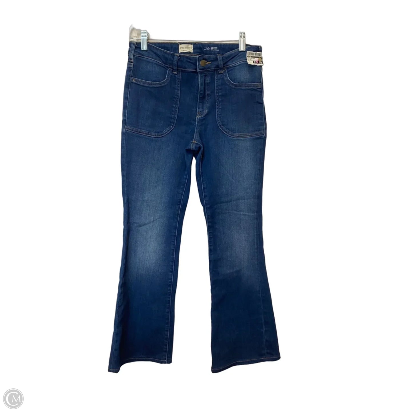 Jeans Wide Leg By Pilcro In Blue Denim, Size: 8