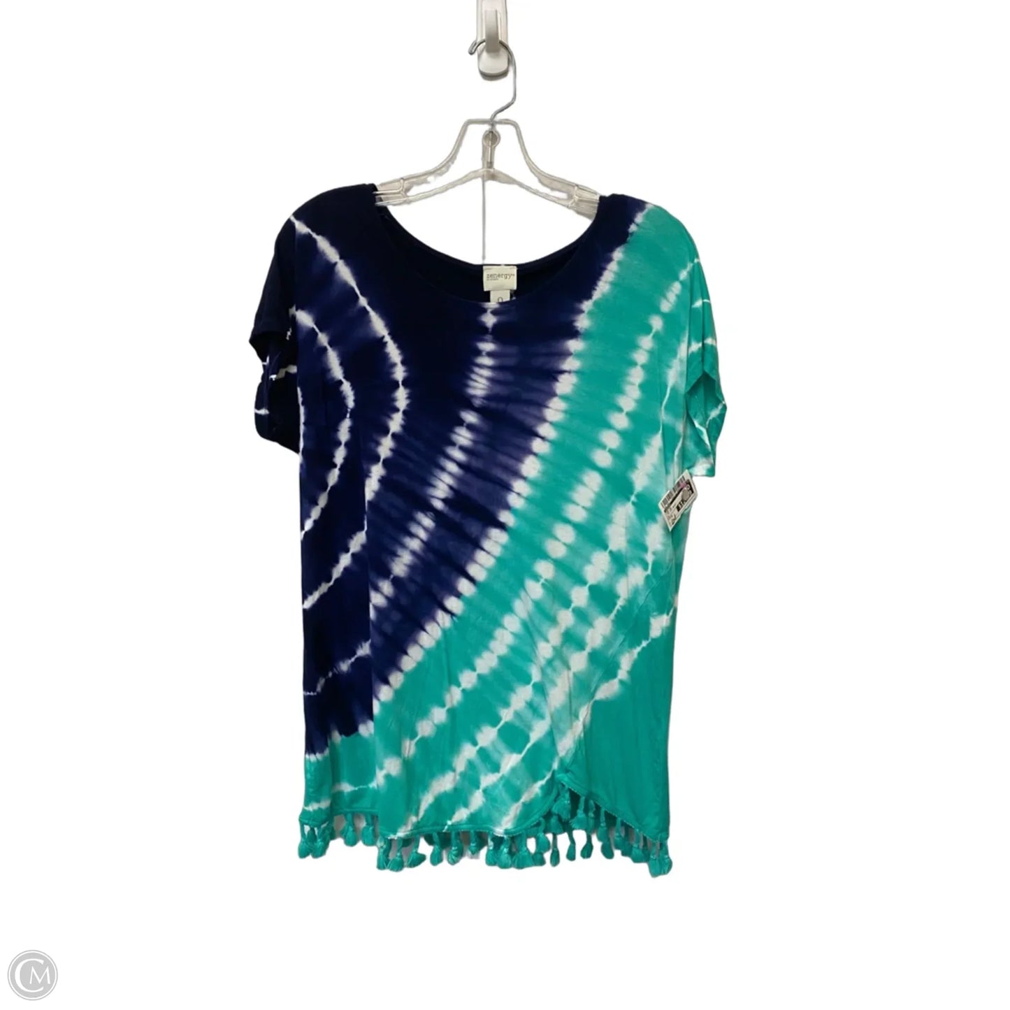 Top Short Sleeve By Chicos In Tie Dye Print, Size: 0