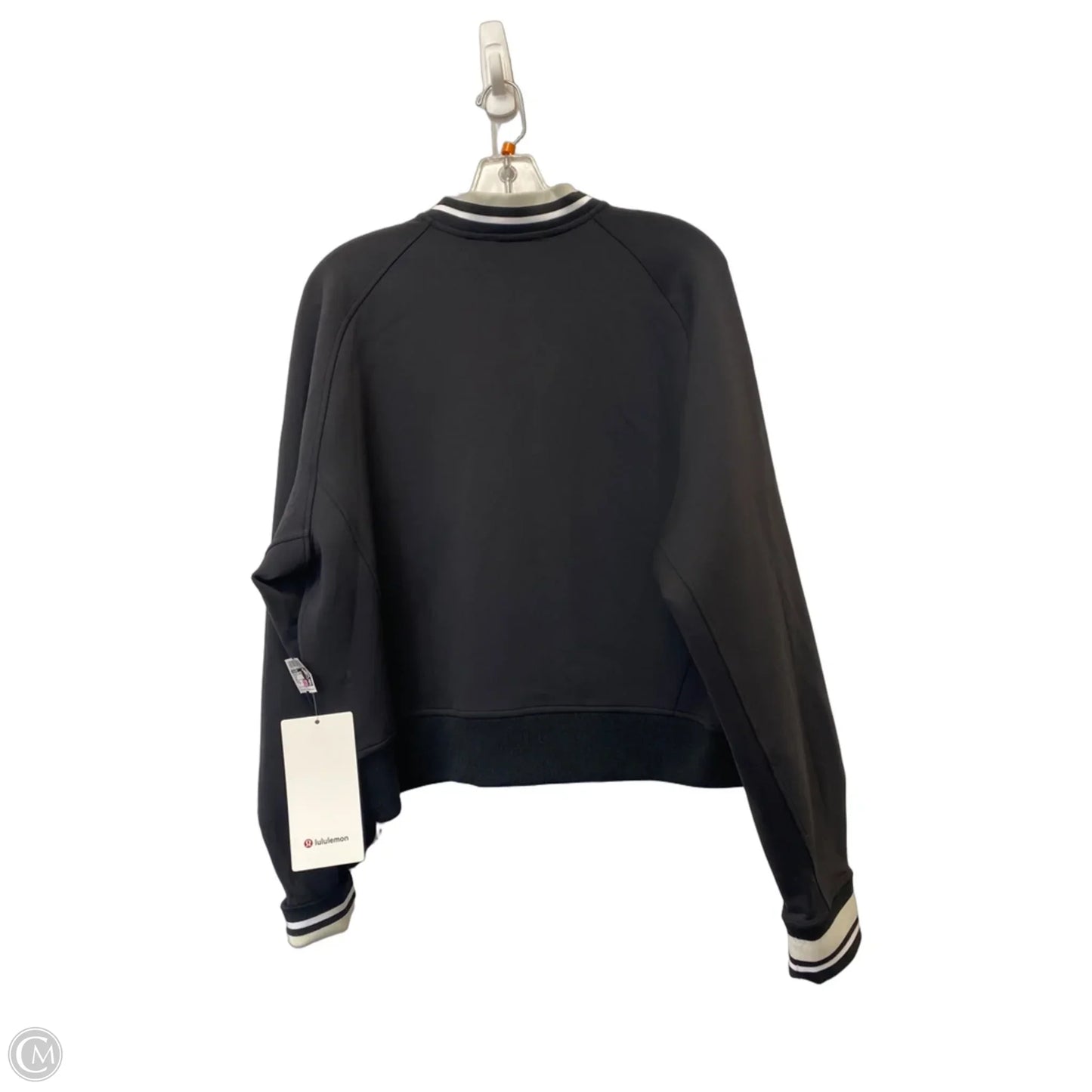 Athletic Jacket By Lululemon In Black, Size: Xl