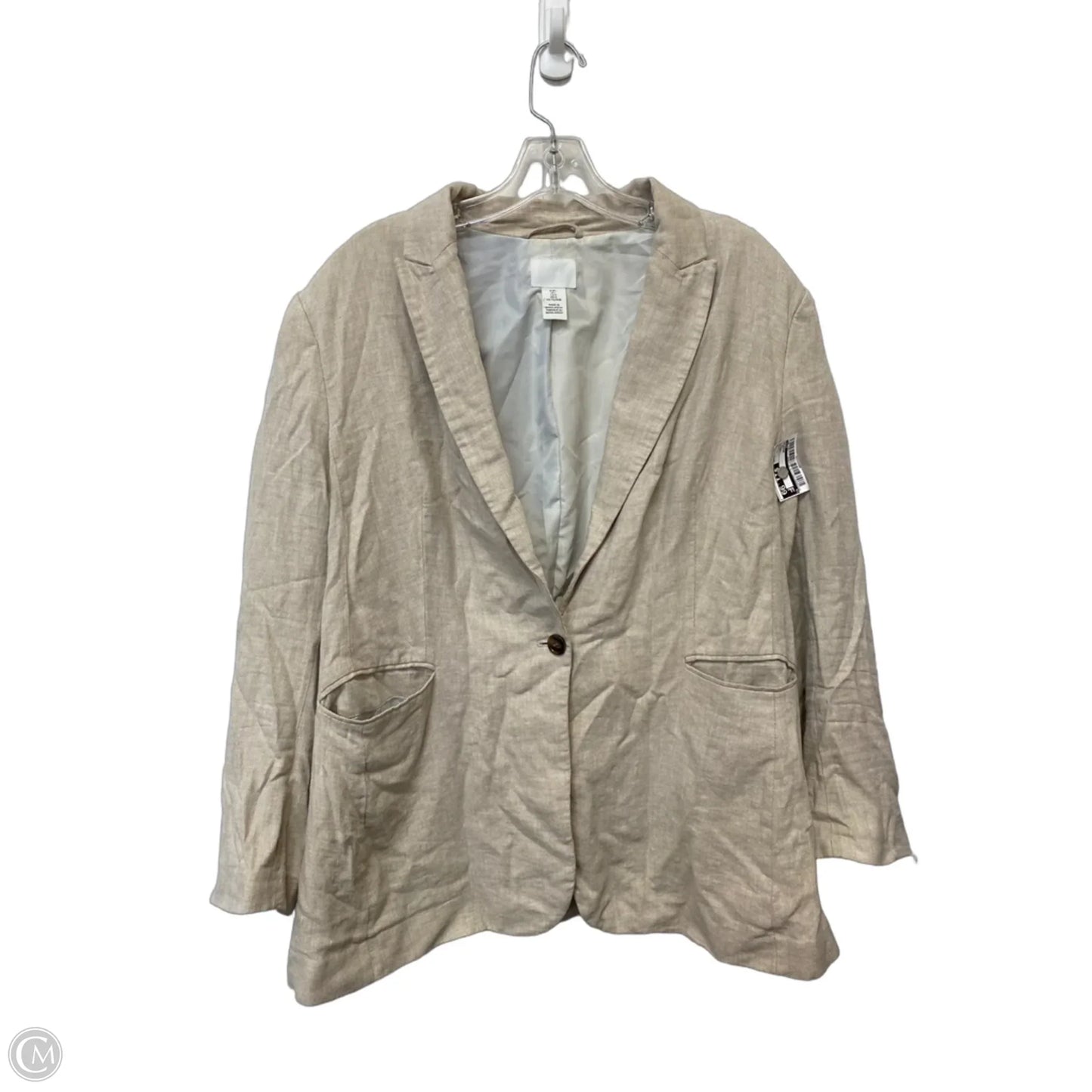 Blazer By H&m In Tan, Size: L
