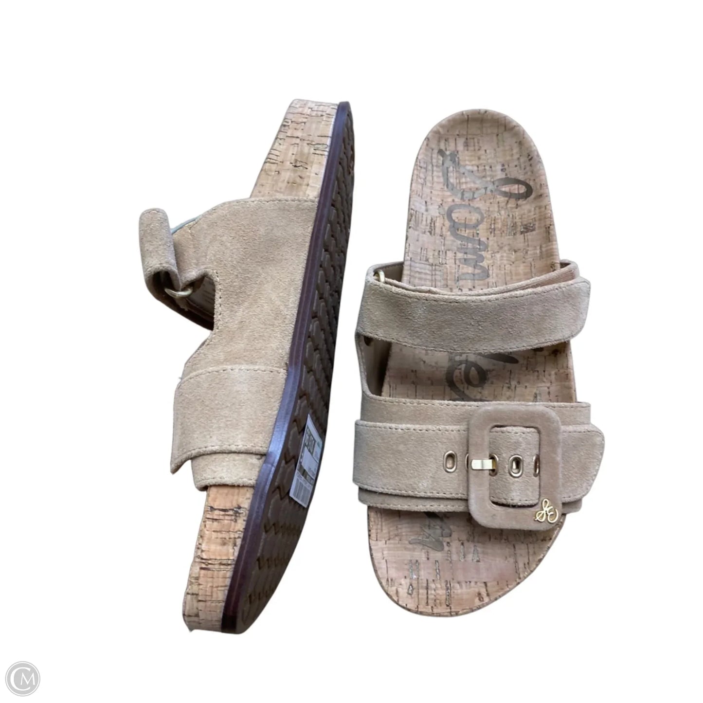 Sandals Flats By Sam Edelman In Tan, Size: 8.5