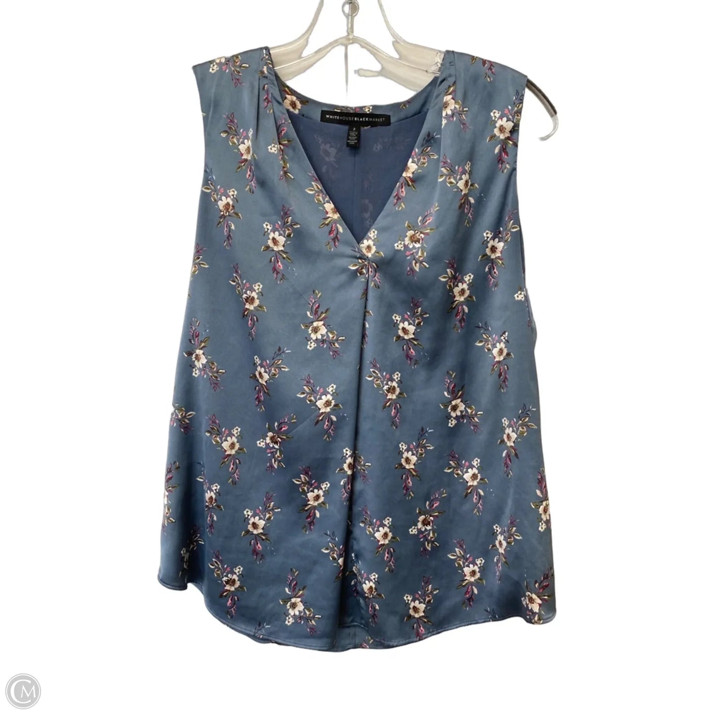 Top Sleeveless By White House Black Market In Floral Print, Size: 2