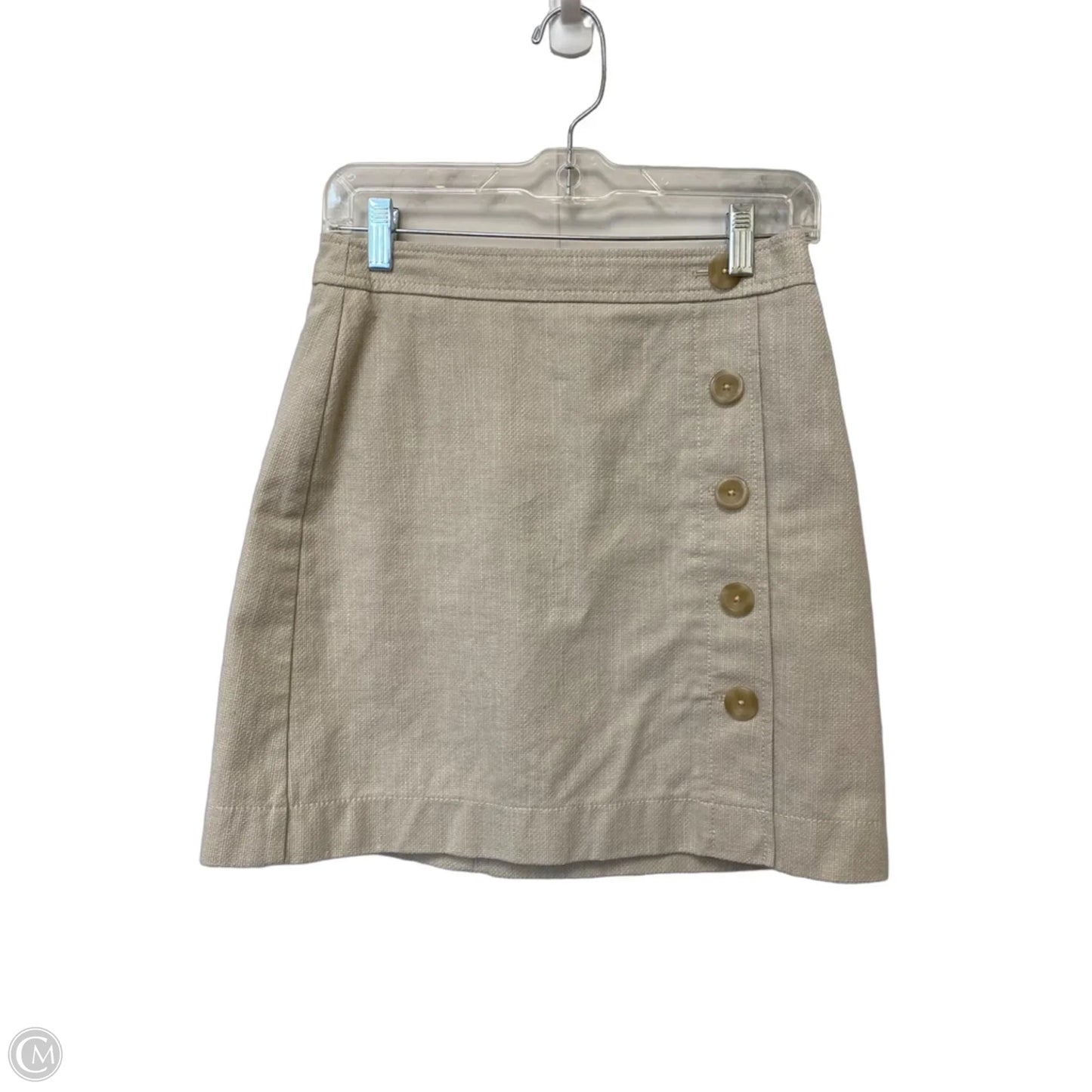 Skirt Mini & Short By Ann Taylor In Tan, Size: 2p