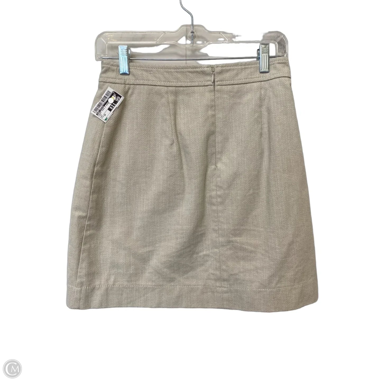 Skirt Mini & Short By Ann Taylor In Tan, Size: 2p