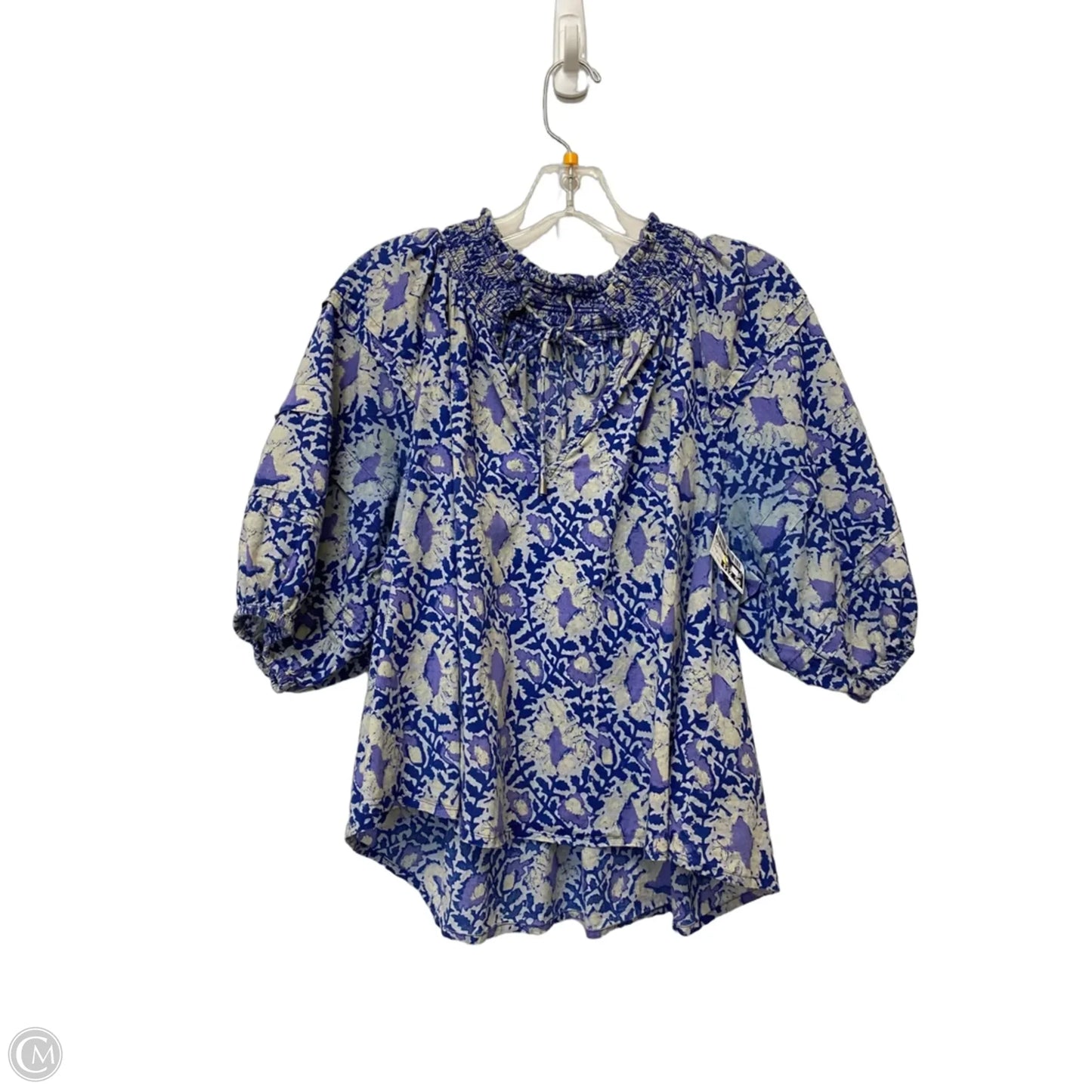Top Short Sleeve By Free People In Blue, Size: M