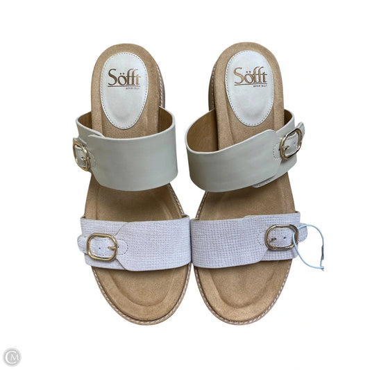 Sandals Flats By Sofft In Tan, Size: 9