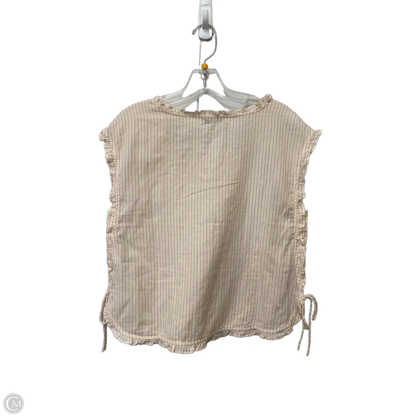 Top Sleeveless By Madewell In Cream, Size: Xs