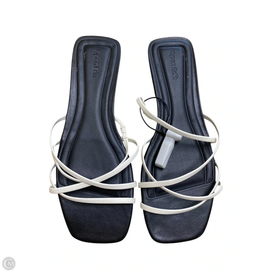 Sandals Flats By Open Edit In Cream, Size: 8.5