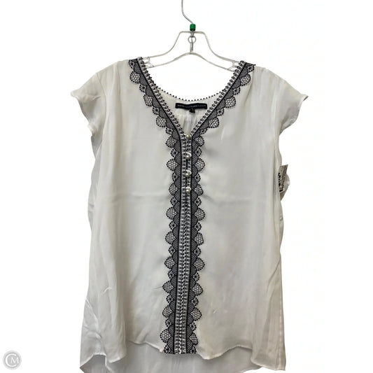 Top Sleeveless By White House Black Market In White, Size: 10