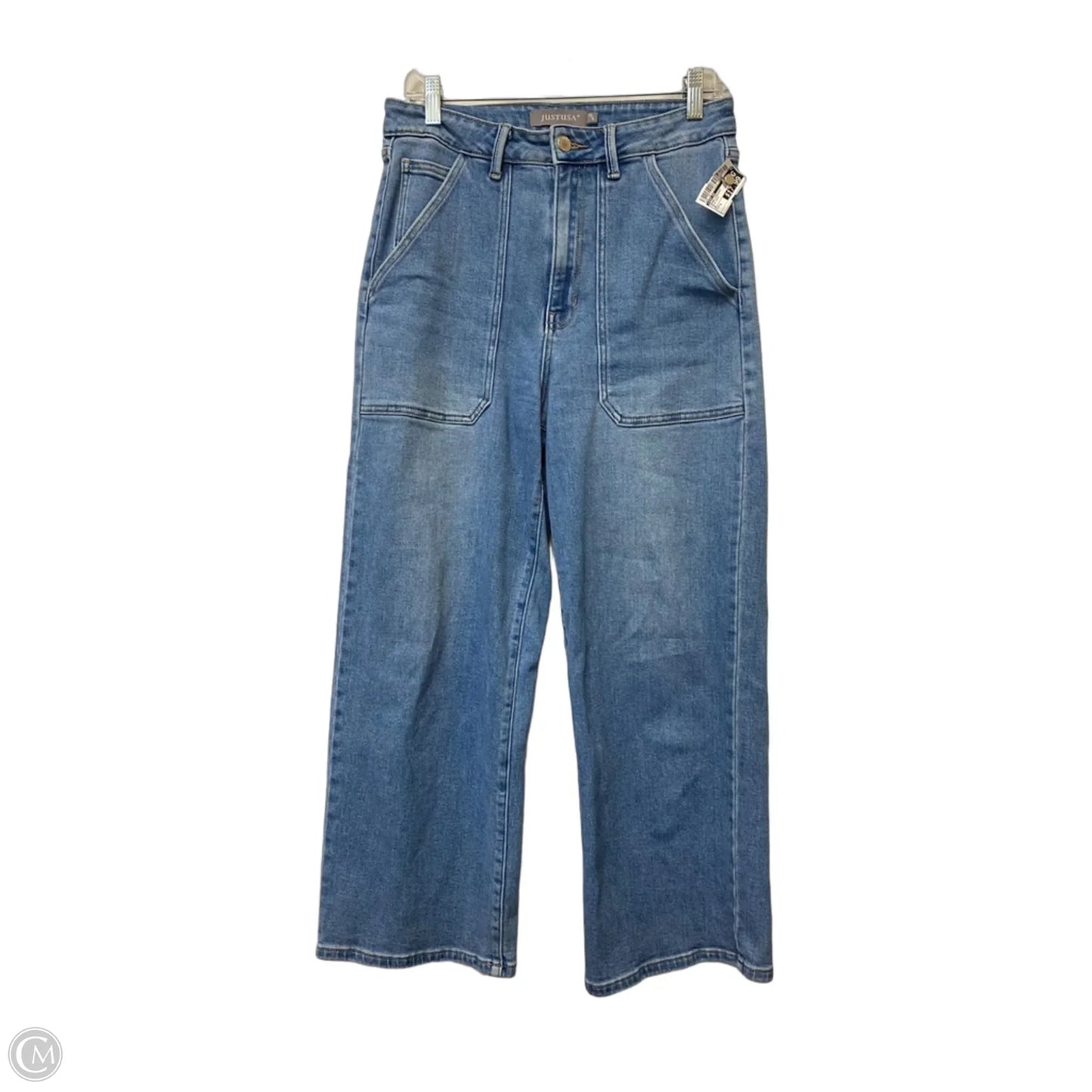 Jeans Straight By Just Usa In Blue Denim, Size: 8