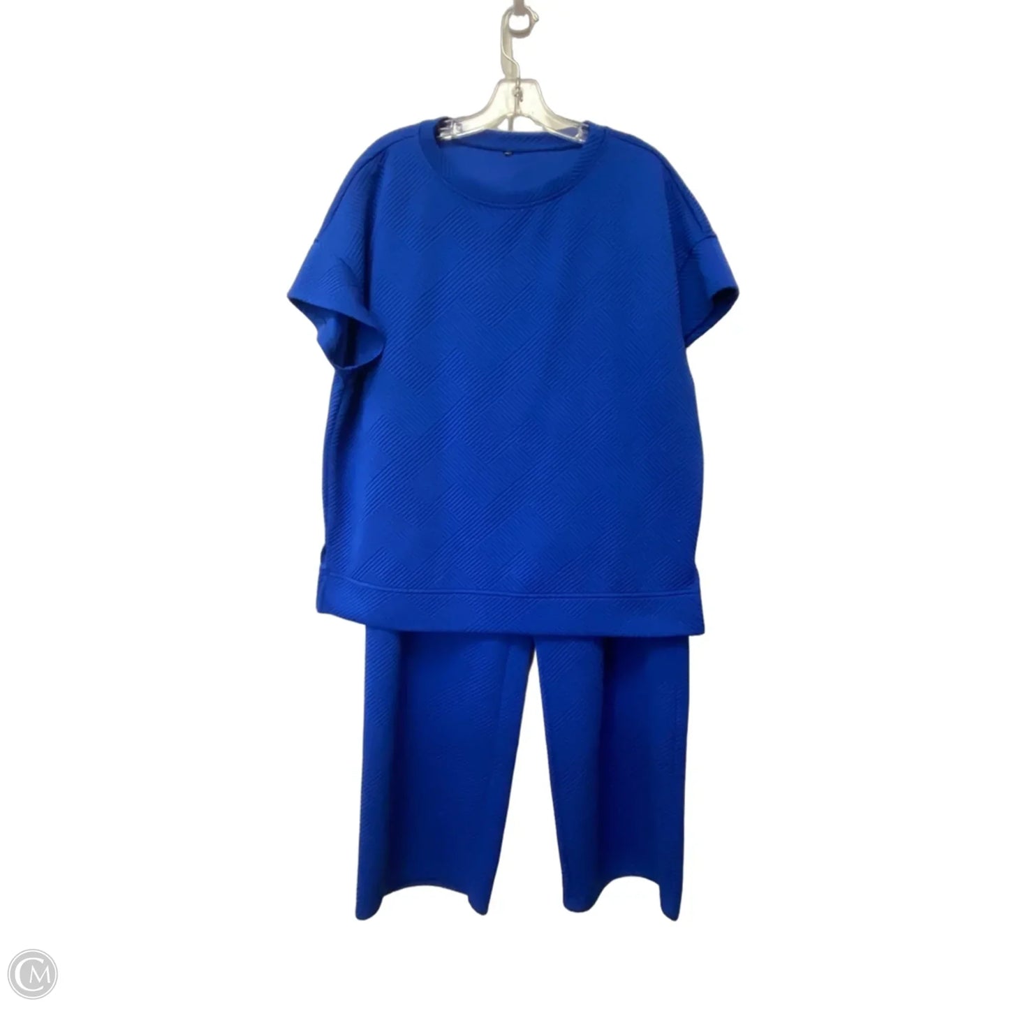 Pants Set 2pc By Clothes Mentor In Blue, Size: Xl
