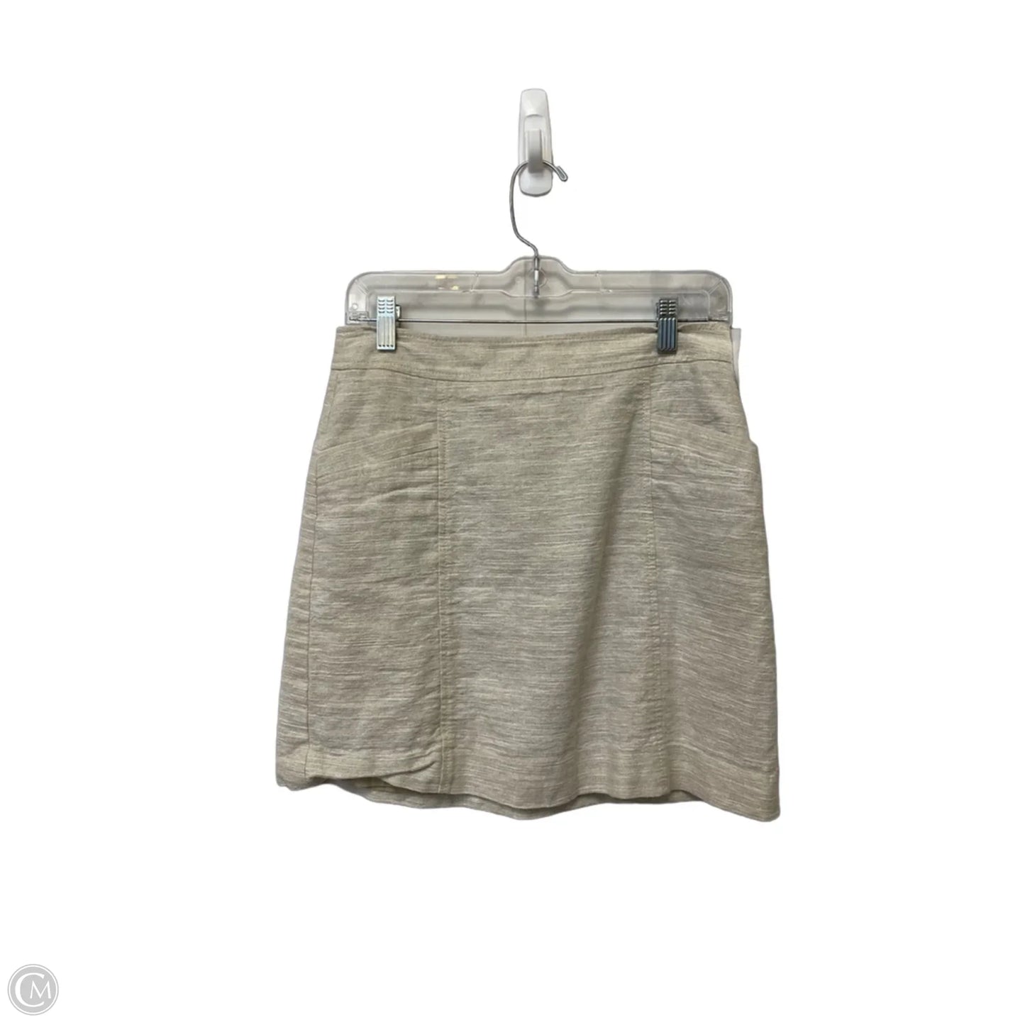 Skirt Mini & Short By Loft In Cream, Size: 4