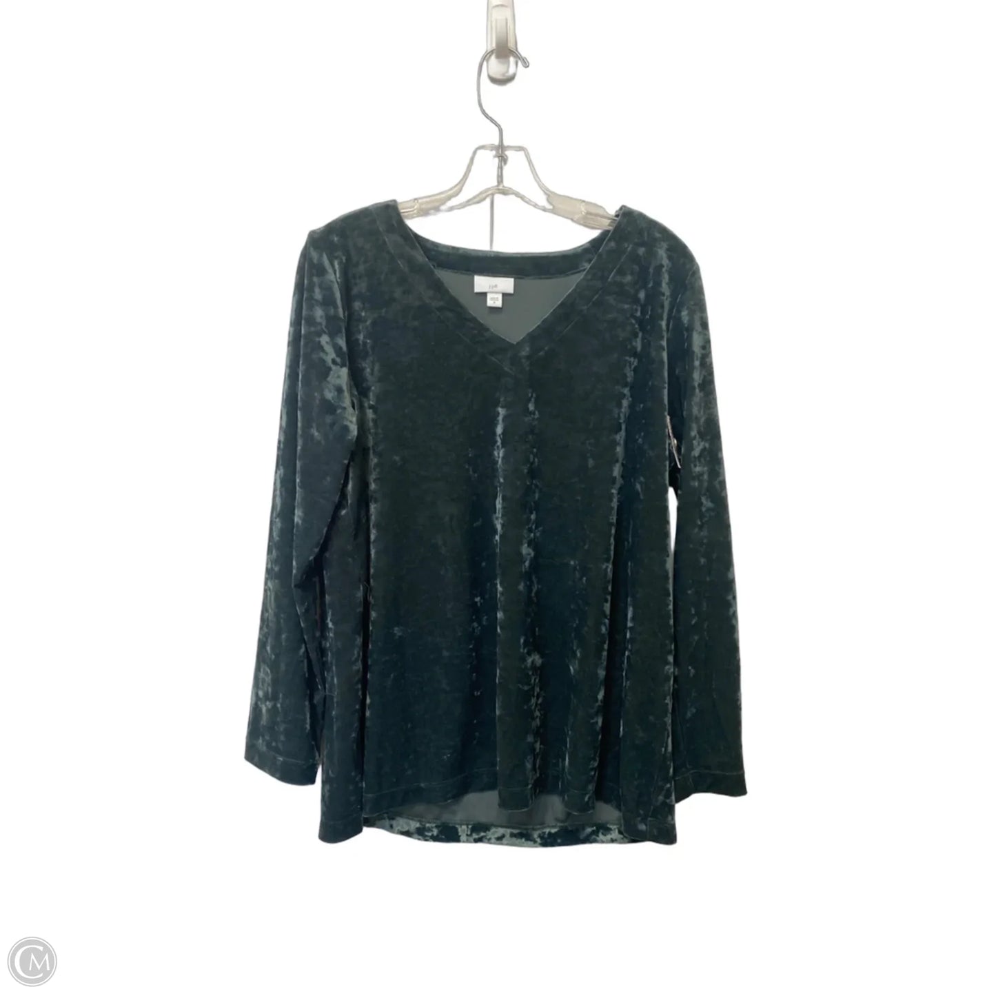Top Long Sleeve By J. Jill In Green, Size: M