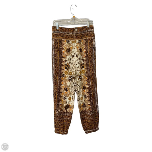 Pants Other By Anthropologie In Brown & Cream, Size: 0