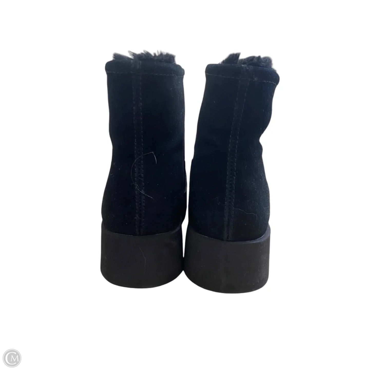Boots Ankle Flats By Time And Tru In Black, Size: 8