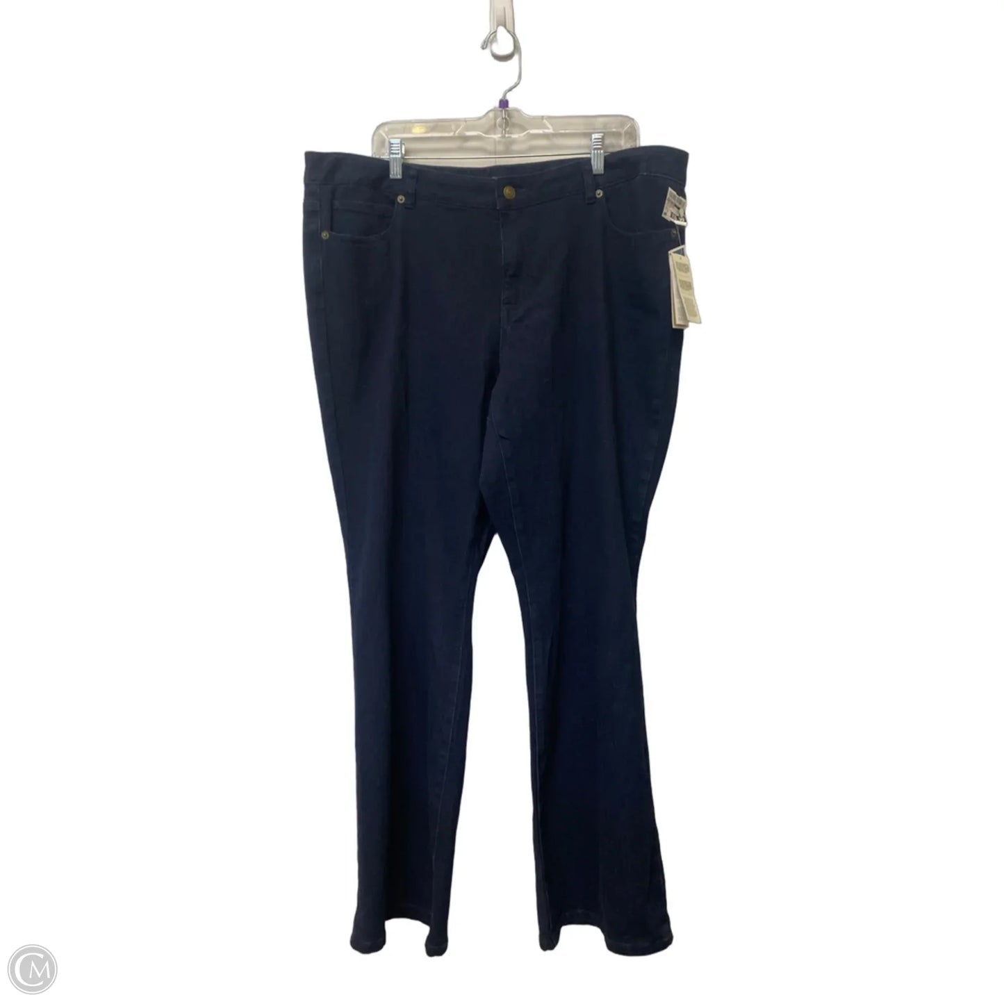 Jeans Designer By Michael Kors In Blue Denim, Size: 18