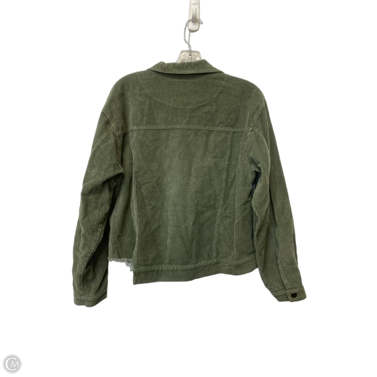 Jacket Shirt By Pol In Green, Size: S